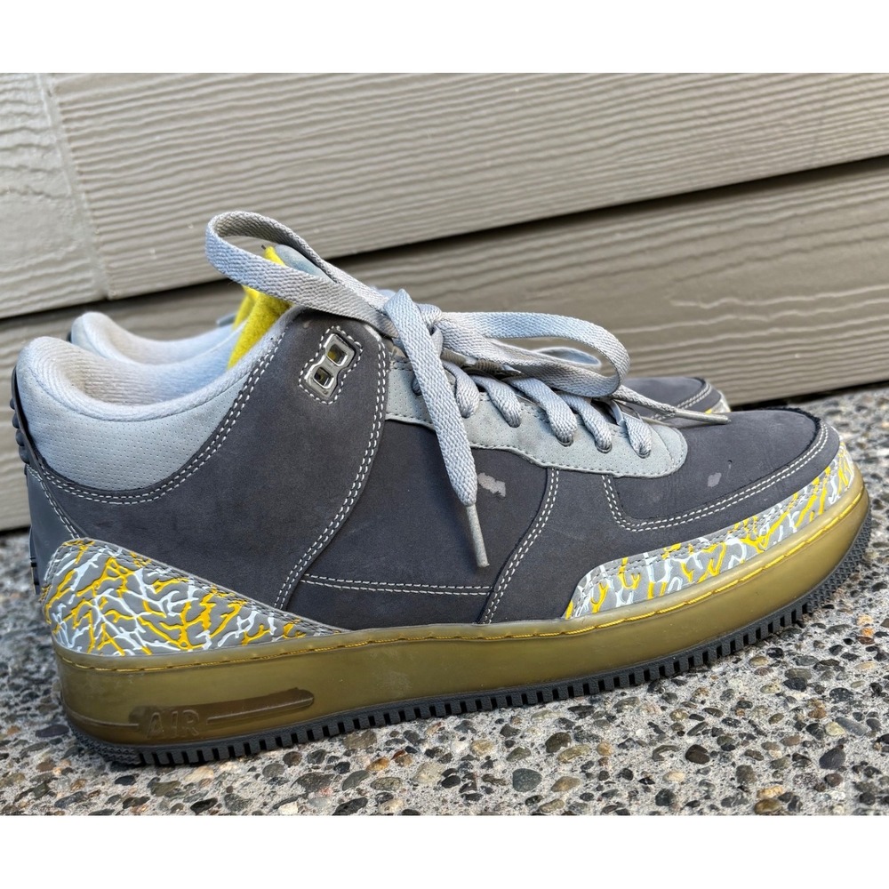 Nike Air Jordan Fusion 3 Air Force Flint Grey Size 10.5‎ Sneakers 323626-071